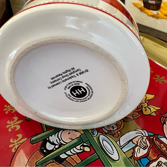 Vintage 1998 CAMPBELL'S Soup Metal Tray Doll & Teddy Bear Lunch With Mug - Picture 7 of 7